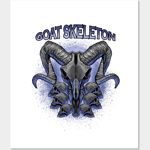 Goat skeleton Wall Art by Nihilist_Design